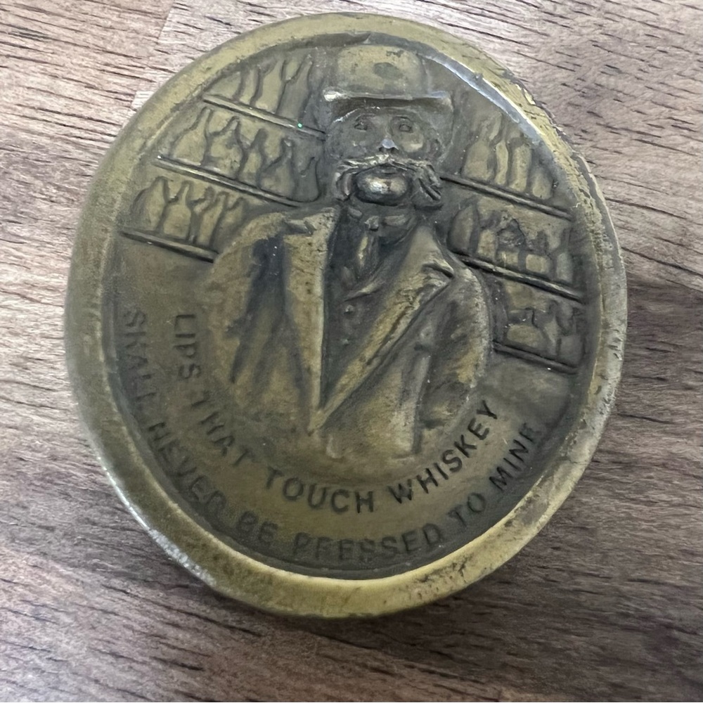 Vintage Indiana Metal Craft Belt Buckle